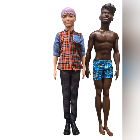 Barbie Fashion Dolls Trio with Colorful Outfits - Picture 2 of 4